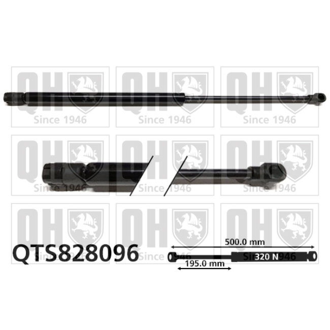 Vérin De Coffre Quinton Hazell Qts828096