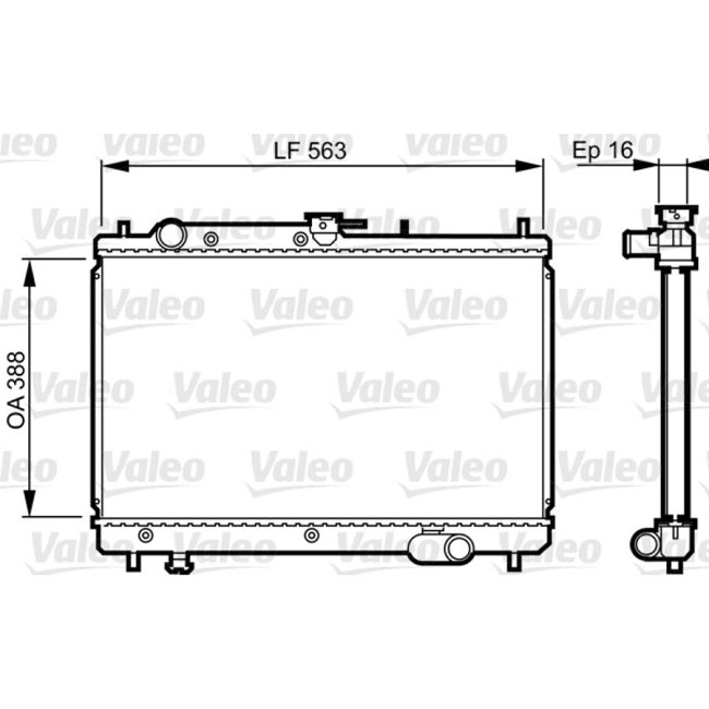 Radiateur De Refroidissement Valeo 731461