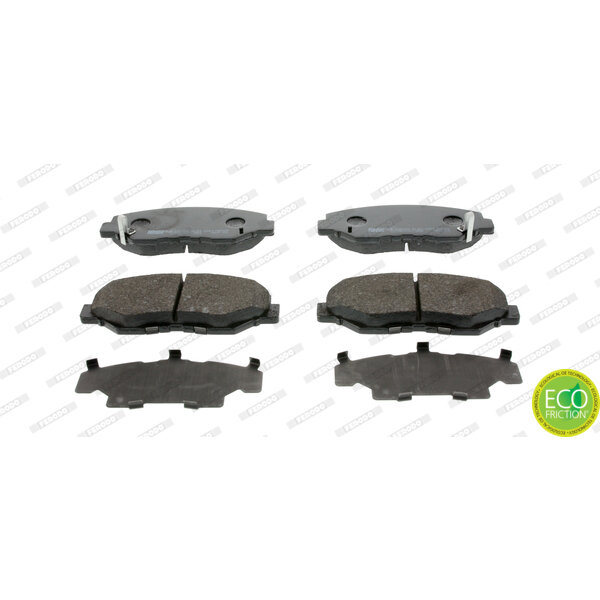 4 Plaquettes De Frein Ferodo Fdb1658