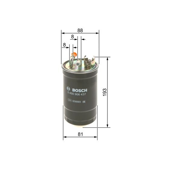 Filtre À Carburant Bosch 0450906437
