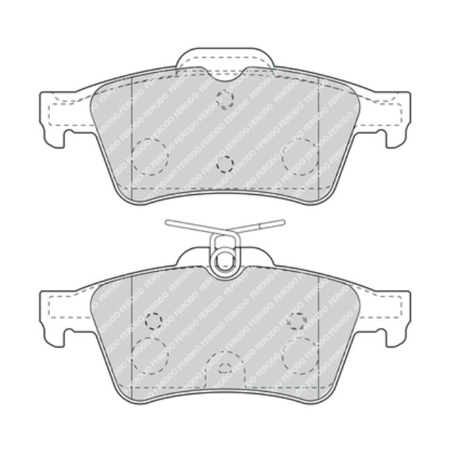 4 Plaquettes De Frein Ferodo Fdb4935