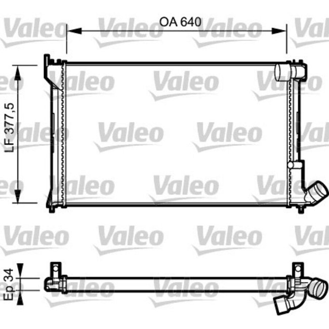 Radiateur De Refroidissement Valeo 731289