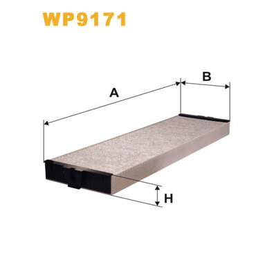 Filtre D'habitacle Charbon Actif Wix Filters Wp9171