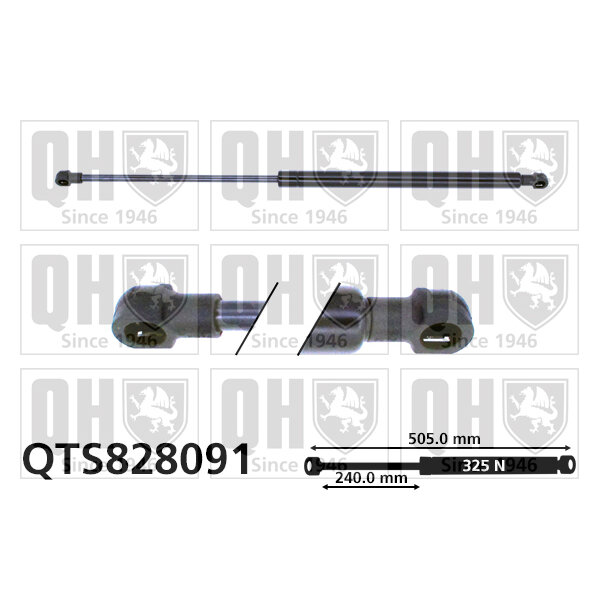 Vérin De Coffre Quinton Hazell Qts828091