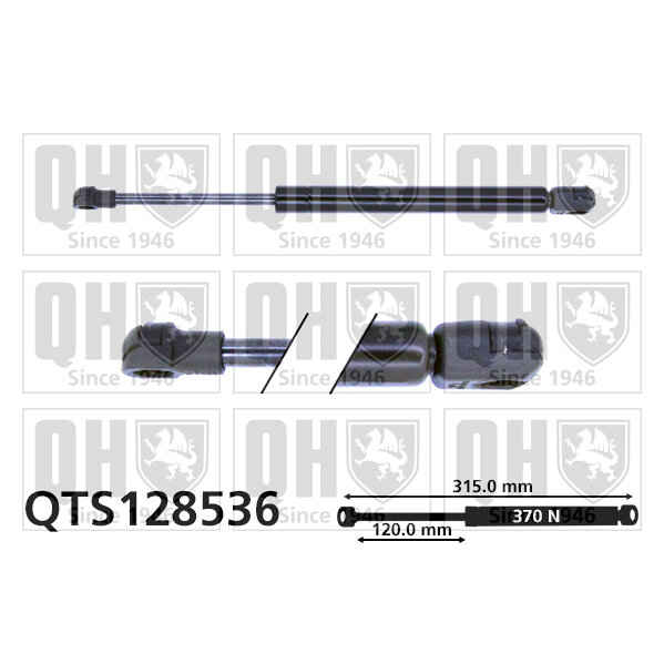 Vérin De Coffre Quinton Hazell Qts128536