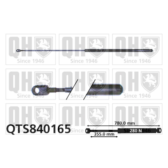 Vérin De Capot Quinton Hazell Qts840165