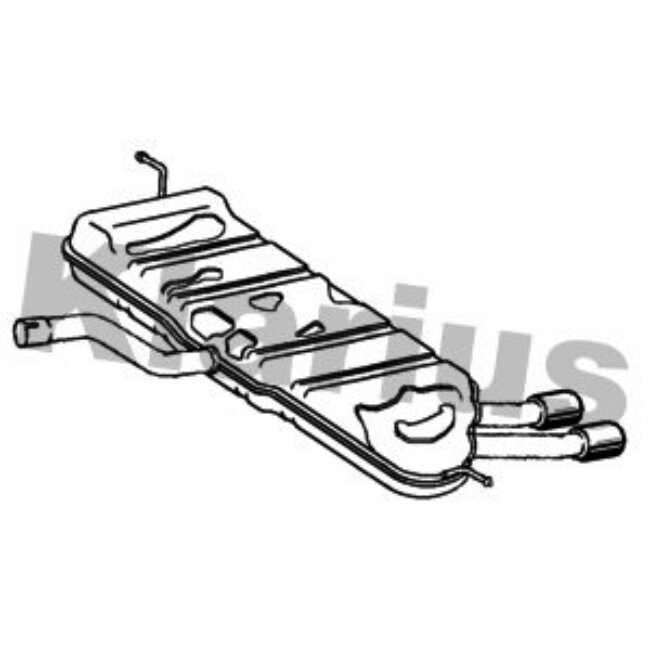 Tube D'échappement Klarius 261212