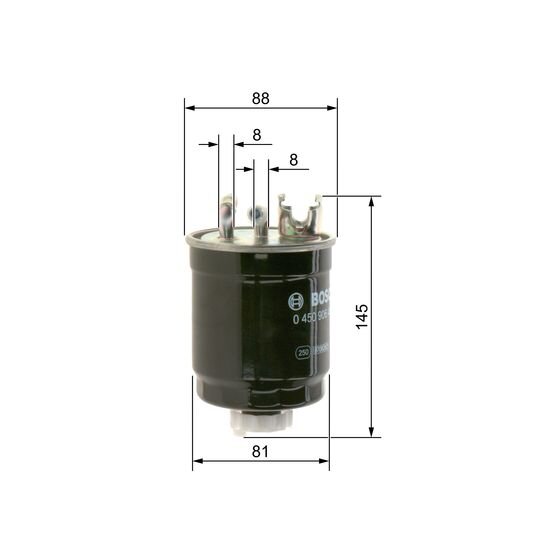 Filtre À Carburant Bosch 0450906409