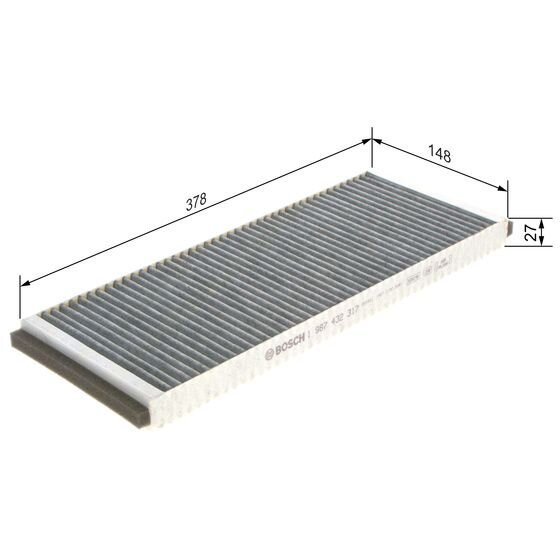 Filtre D'habitacle À Charbon Actif Bosch R2317