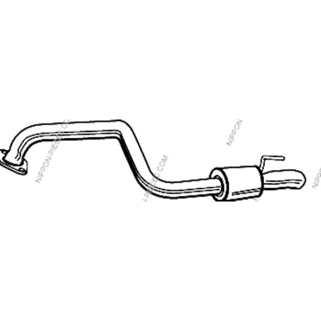 Tube D'échappement Nps T430a182