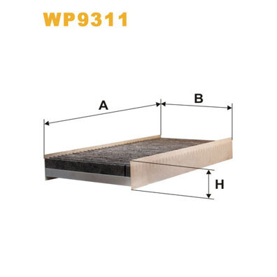Filtre D'habitacle Charbon Actif Wix Filters Wp9311