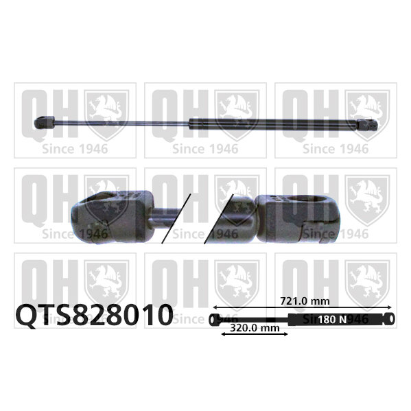 Vérin De Coffre Quinton Hazell Qts828010