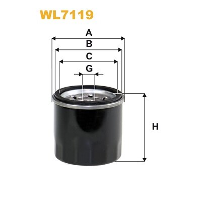 Filtre À Huile Wix Wl7119