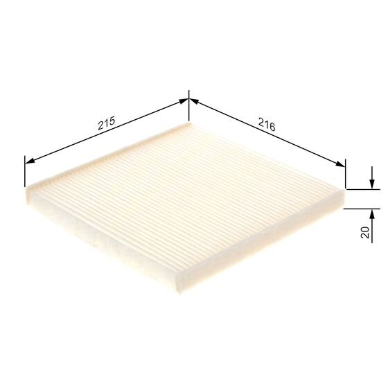 Filtre D'habitacle Bosch M2085