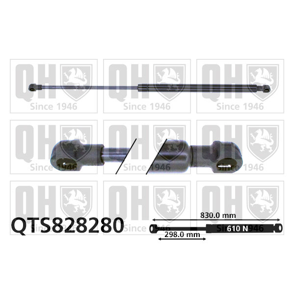 Vérin De Coffre Quinton Hazell Qts828280