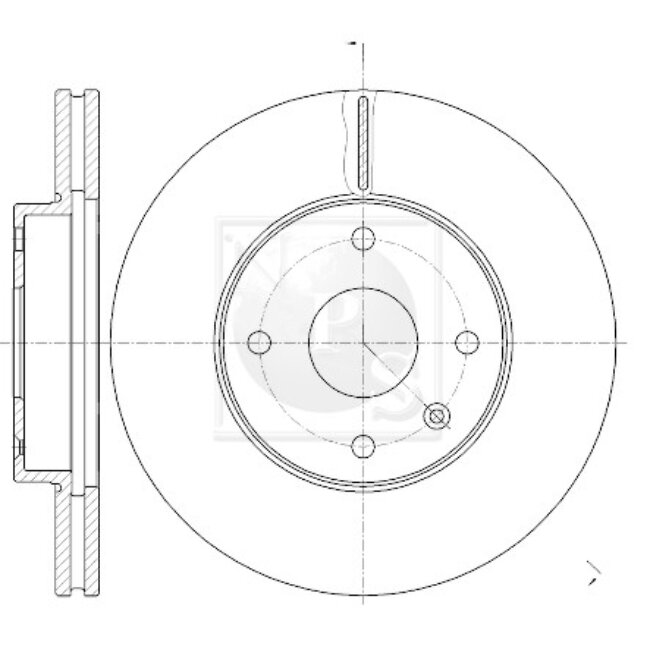 1 Disque De Frein Nps D330o10