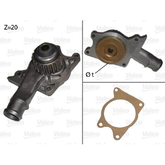 Pompe À Eau Valeo 506008