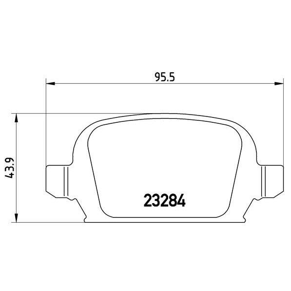 4 Plaquettes De Frein Brembo P59037