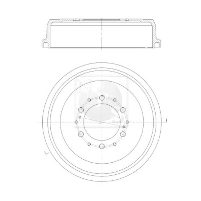 Tambour De Frein Nps T340a07