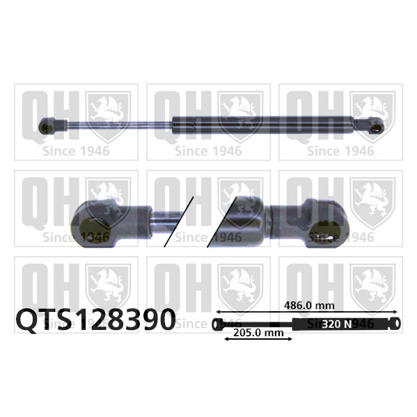 Vérin De Coffre Quinton Hazell Qts128390