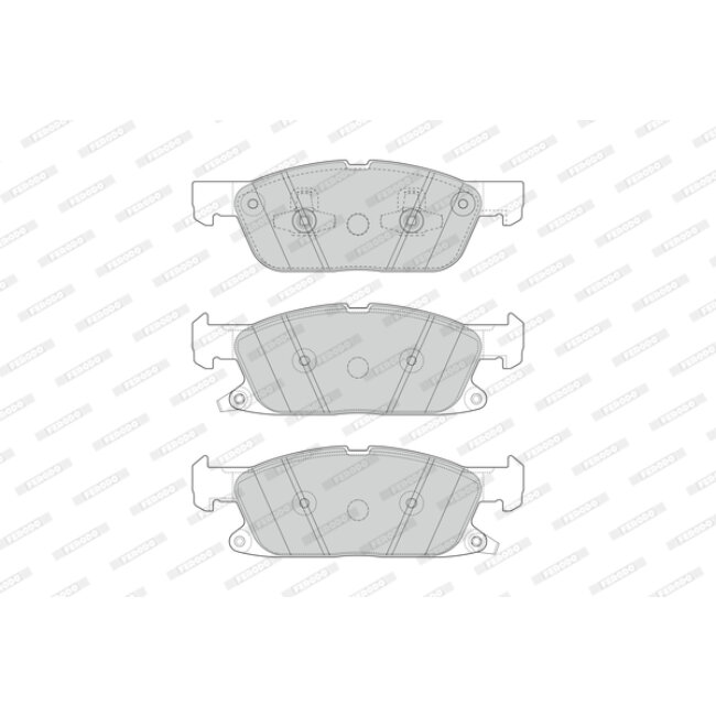 4 Plaquettes De Frein Ferodo Fdb4930