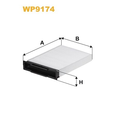 Filtre D'habitacle Standard Wix Filters Wp9174