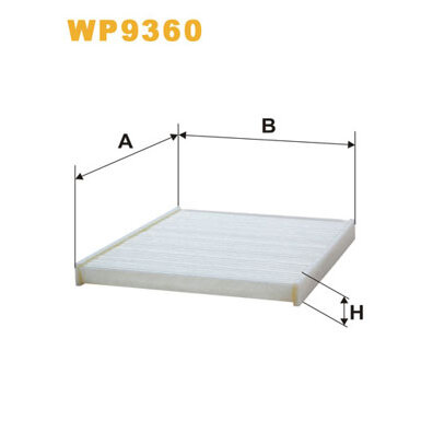 Filtre D'habitacle Standard Wix Wp9360
