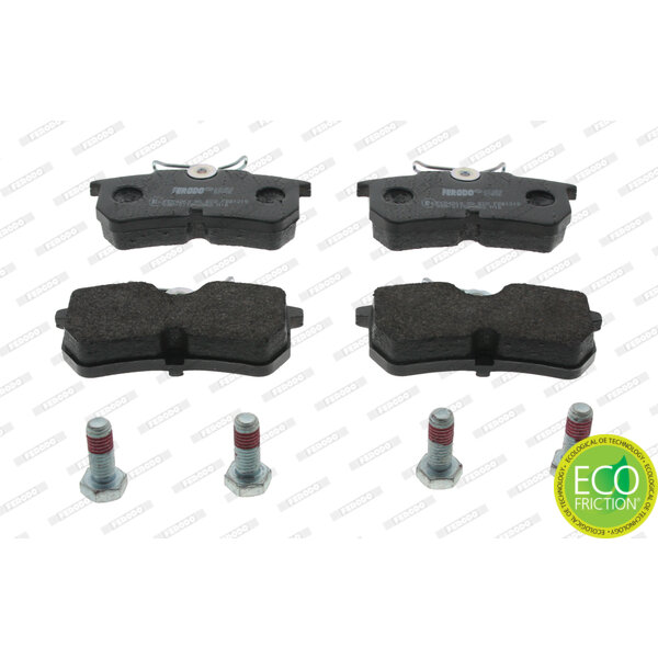4 Plaquettes De Frein Ferodo Fdb1319