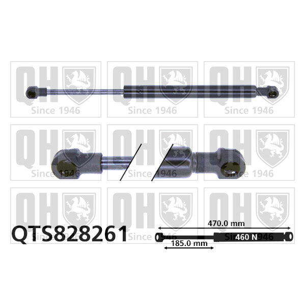 Vérin De Coffre Quinton Hazell Qts828261