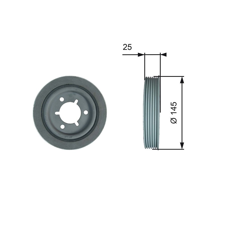 Poulie Damper Gates Tvd1056