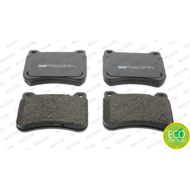 4 Plaquettes De Frein Ferodo Fdb1907