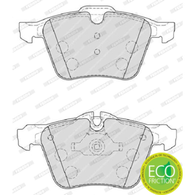 4 Plaquettes De Frein Ferodo Fdb4108