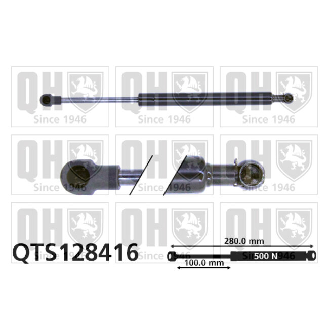 Vérin De Coffre Quinton Hazell Qts128416