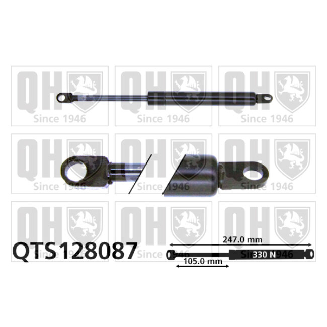 Vérin De Coffre Quinton Hazell Qts128087