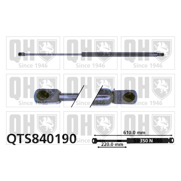 Vérin De Coffre Quinton Hazell Qts840190