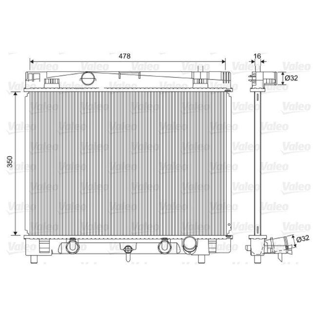 Radiateur De Refroidissement Valeo 701568