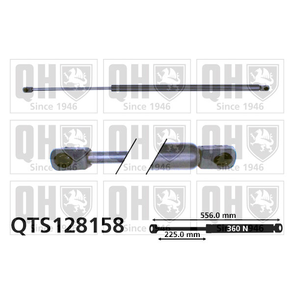 Vérin De Coffre Quinton Hazell Qts128158