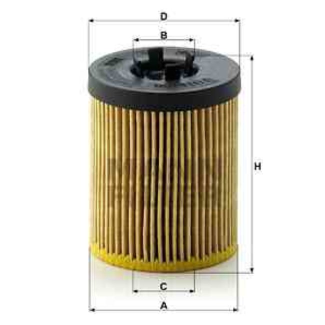 Filtre À Huile Mann-filter Hu611/1x