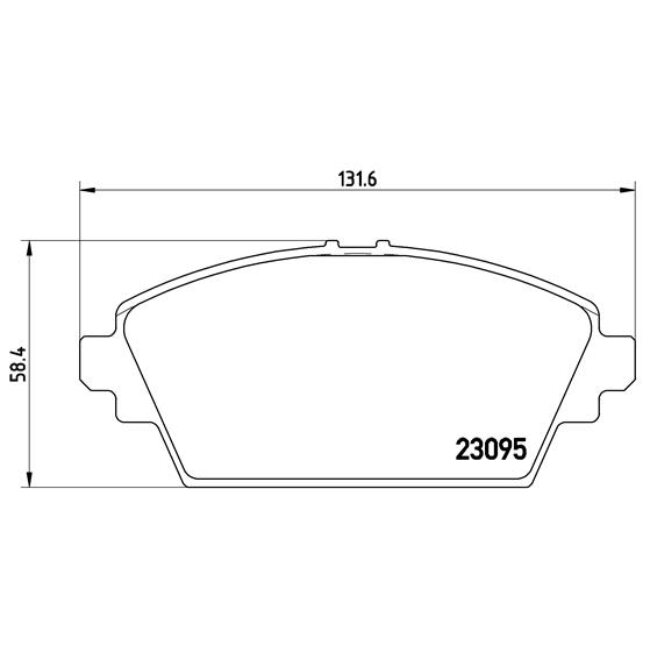 4 Plaquettes De Frein Brembo P56044