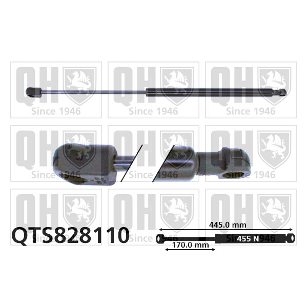 Vérin De Coffre Quinton Hazell Qts828110