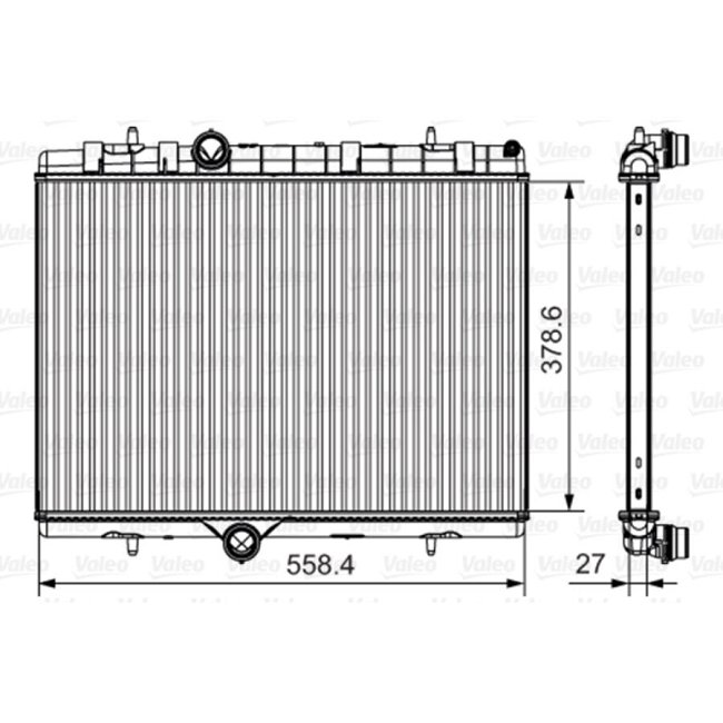 Radiateur De Refroidissement Valeo 735630