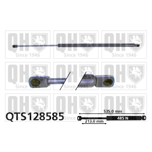 Vérin De Coffre Quinton Hazell Qts128585