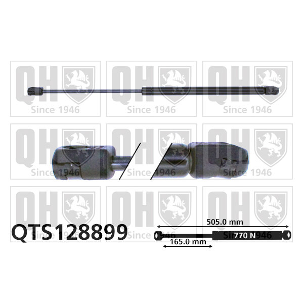 Vérin De Coffre Quinton Hazell Qts128899