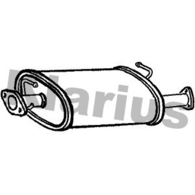 Silencieux Intermédiaire Klarius 210780