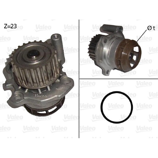 Pompe À Eau Valeo 506876