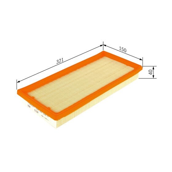 Filtre À Air Bosch S0258