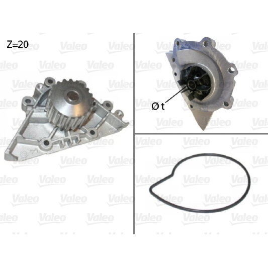 Pompe À Eau Valeo 506720