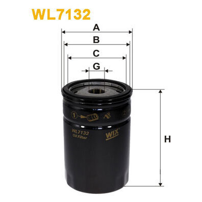 Filtre À Huile Wix Wl7132