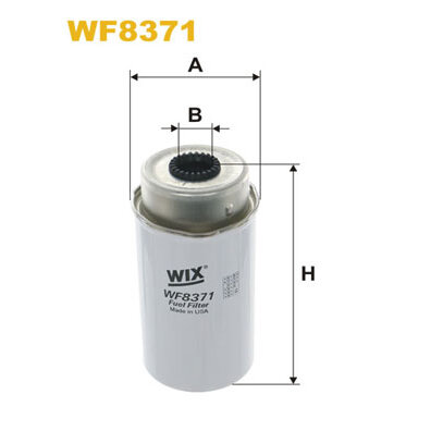 Filtre À Carburant Wix Filters Wf8371