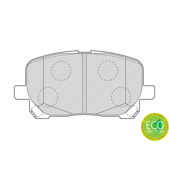 4 Plaquettes De Frein Ferodo Fdb1529